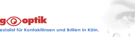 Ihr Spezialist f�r Kontaktlinsen und Brillen in K�ln.